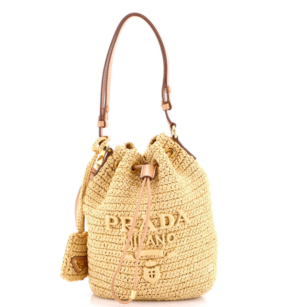 Prada Mini Logo Bucket Bag